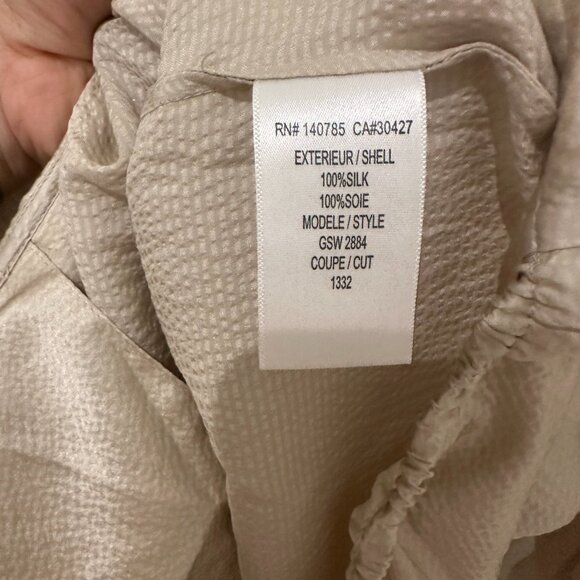 BROCHU WALKER MAYES Silk Wrap Blouse size M - Picture 5 of 6